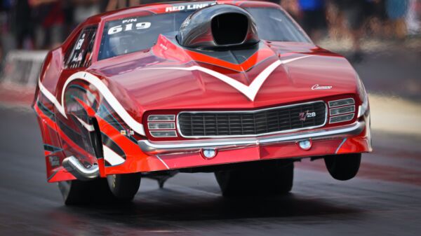 Marcus Butner's Red Line Oil 1969 Camaro, PDRA Pro Nitrous winner at Bristol
