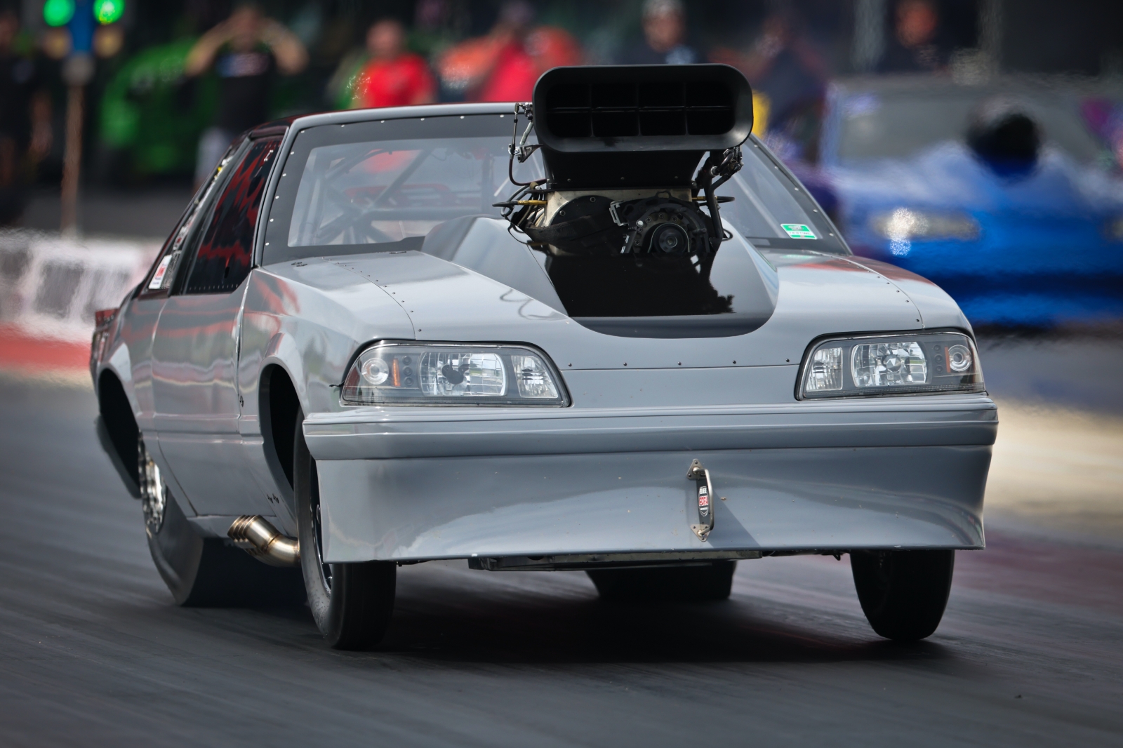 Richard Reagan's screw-blown 1991 Mustang, PDRA Pro Street winner at Bristol