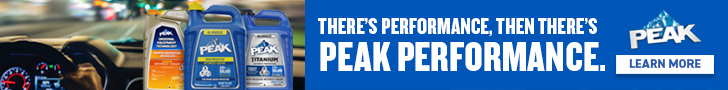 PEAK antifreeze and coolant. There is performance, then there is PEAK performance. When you PEAK, you win.